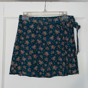 Floral Wrap Skirt